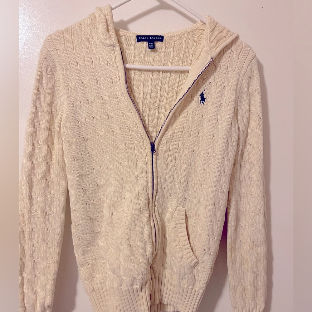 Ralph Lauren zip up sweater